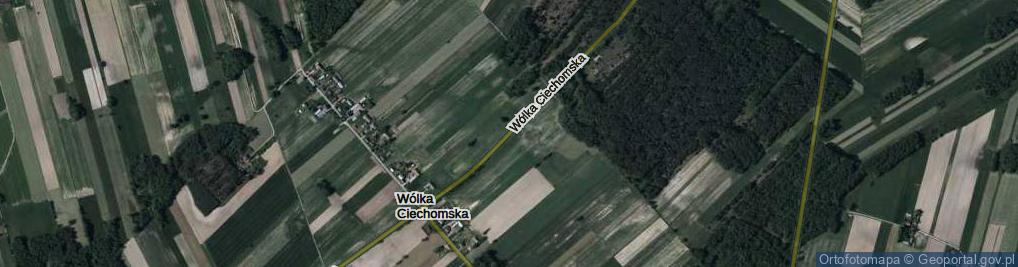 Zdjęcie satelitarne Wólka Ciechomska ul.